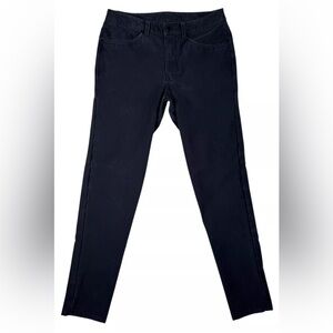 Men's Lululemon ABC Pant Slim Utilitech 5-Pocket Jean Pants Black Size 32x32